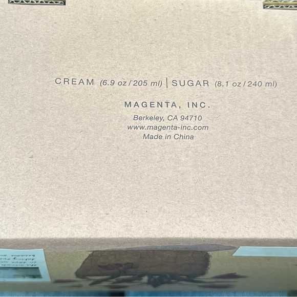 NWT Rae Dunn Cream and Sugar Set - Picture 3 of 3